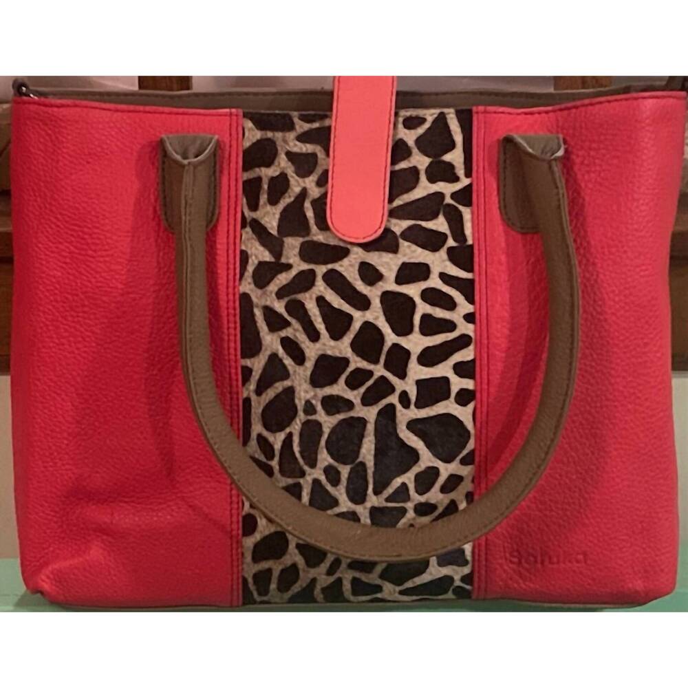 NEW SORUKA bianca large tote bag in fuchsia